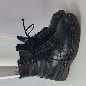 Dr.Martens 1460 Smooth Black Leather Lace Up Women's Ankle Boots